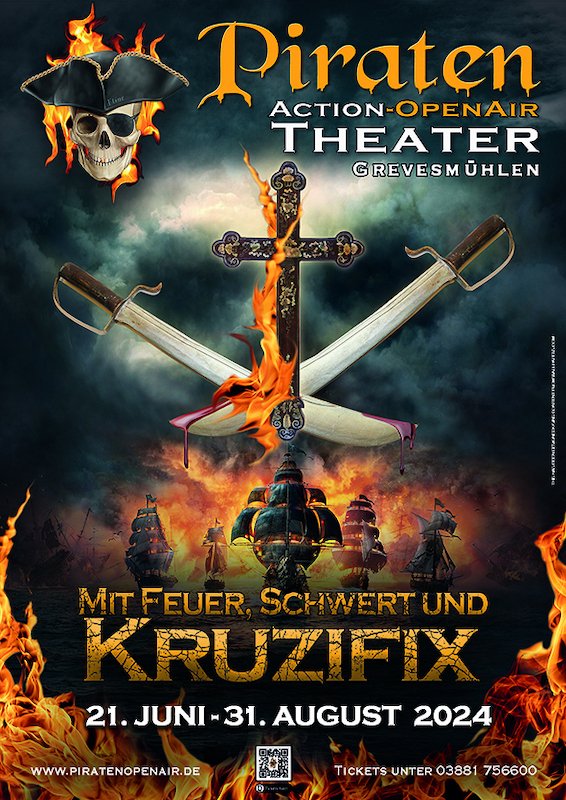 Piraten Open Air 2024 - Mit Feuer, Schwert und Kruzifix - die Comedyshow!