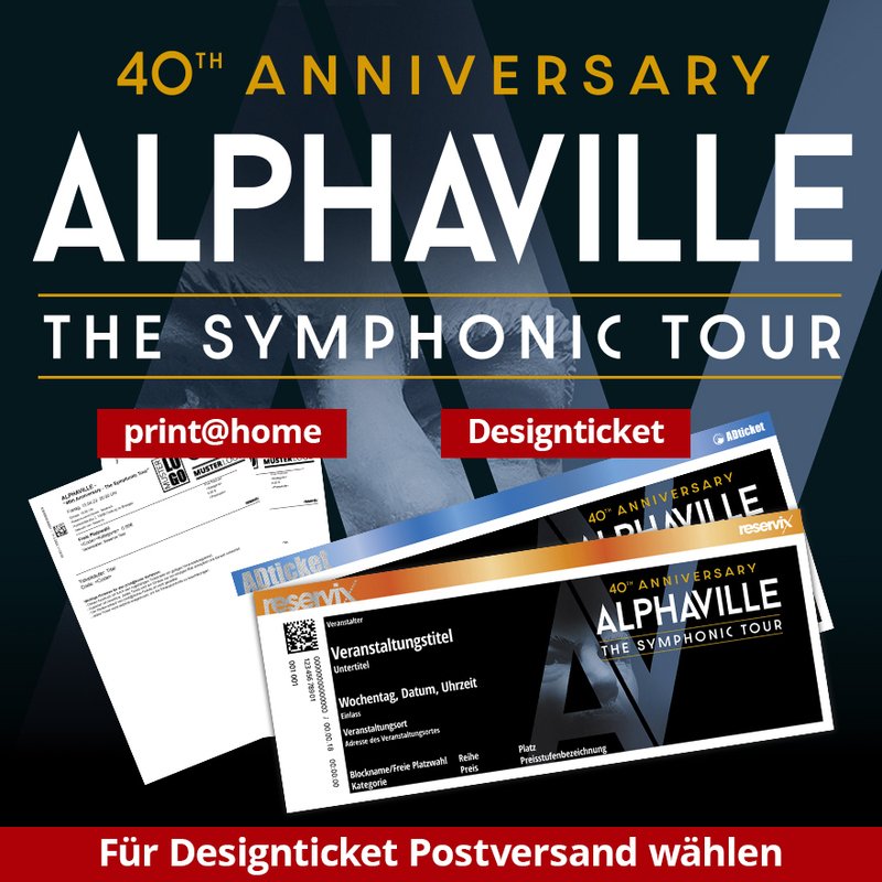 Alphaville Classics Orchestral Show - Alphaville mit Live Orchester