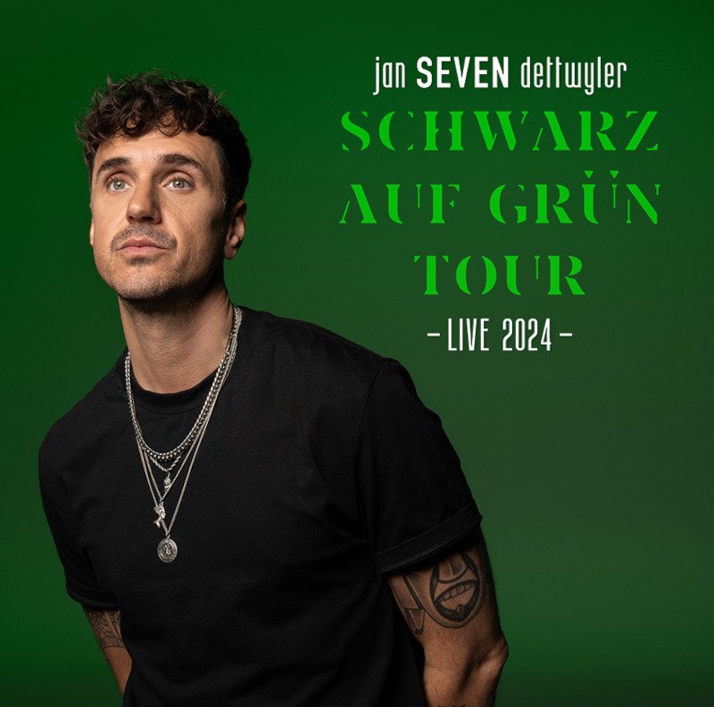 jan SEVEN dettwyler - Schwarz auf grün - Tour