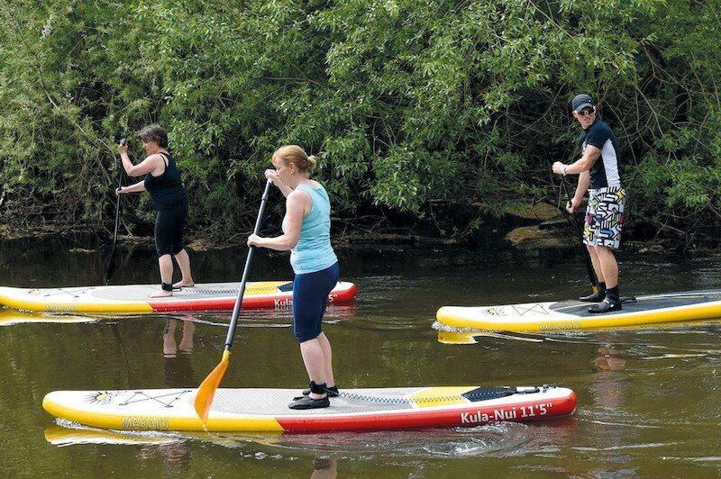 Stand-up Paddling Ilmenau-Tour