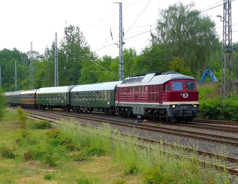 WEIMAR - Sonderzug zum 371. Zwiebelmarkt und Eisenbahnfest