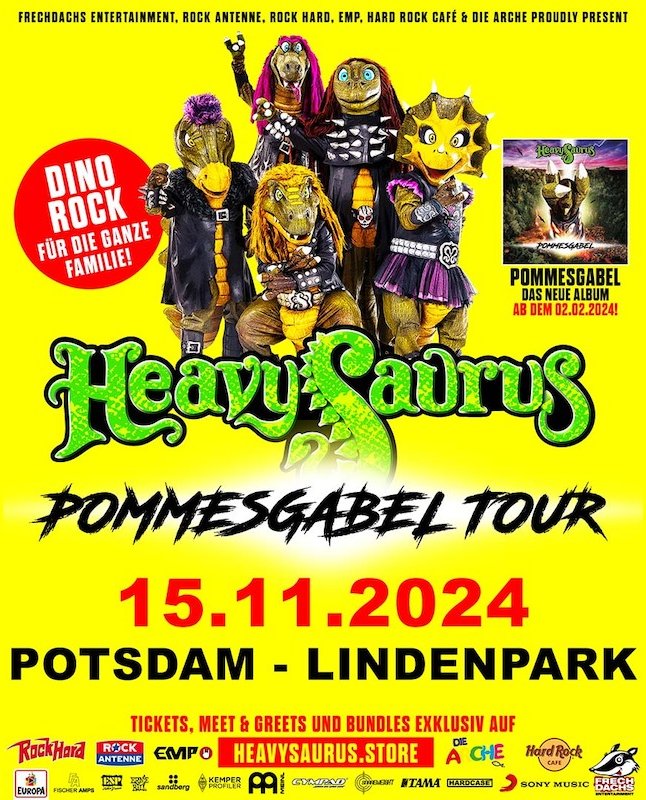 Heavysaurus - Pommesgabel Tour 2024