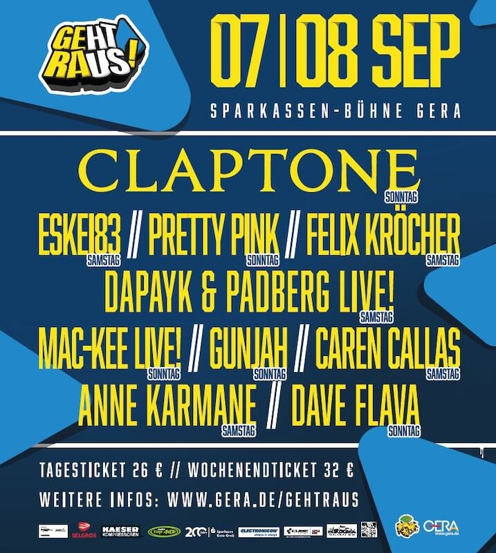 GEht RAus! - Elektronik-Open-Air-Festival - Wochenendticket