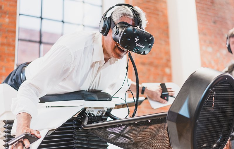 Birdly - Der Traum vom Fliegen 2023 - Virtual Reality zum Abheben!