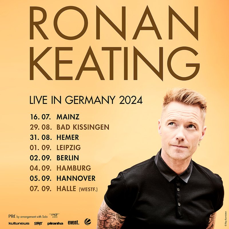 RONAN KEATING - Live in Germany 2024