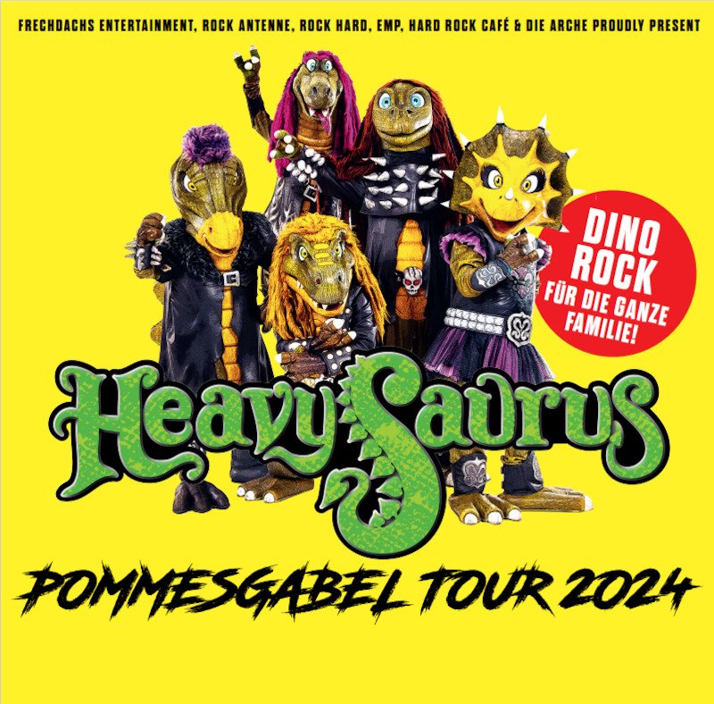 Heavysaurus - Pommesgabel Tour 2024