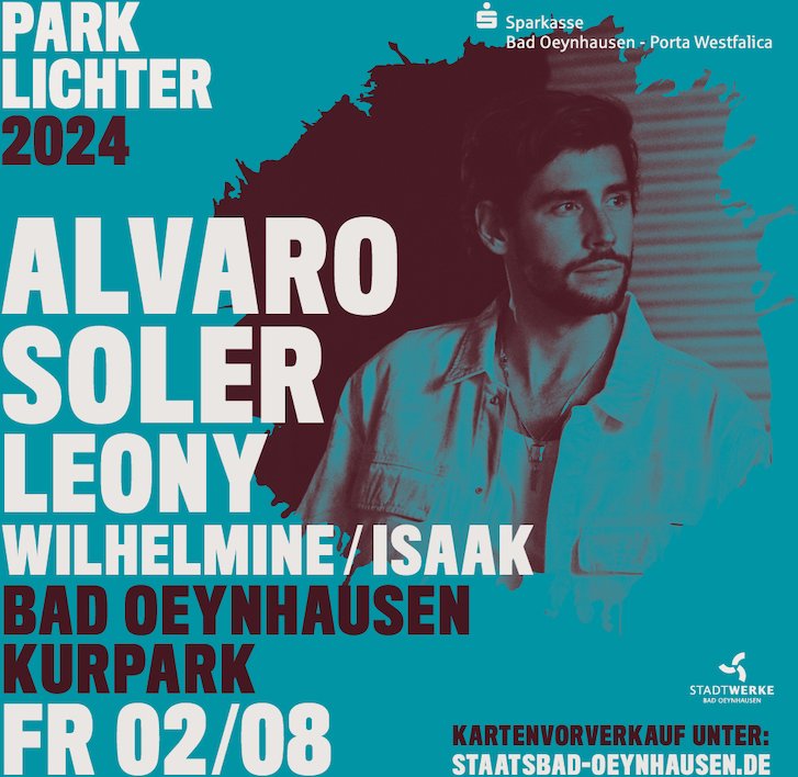 Parklichter 2024 - Alvaro Soler, Leony, Wilhelmine und Isaak