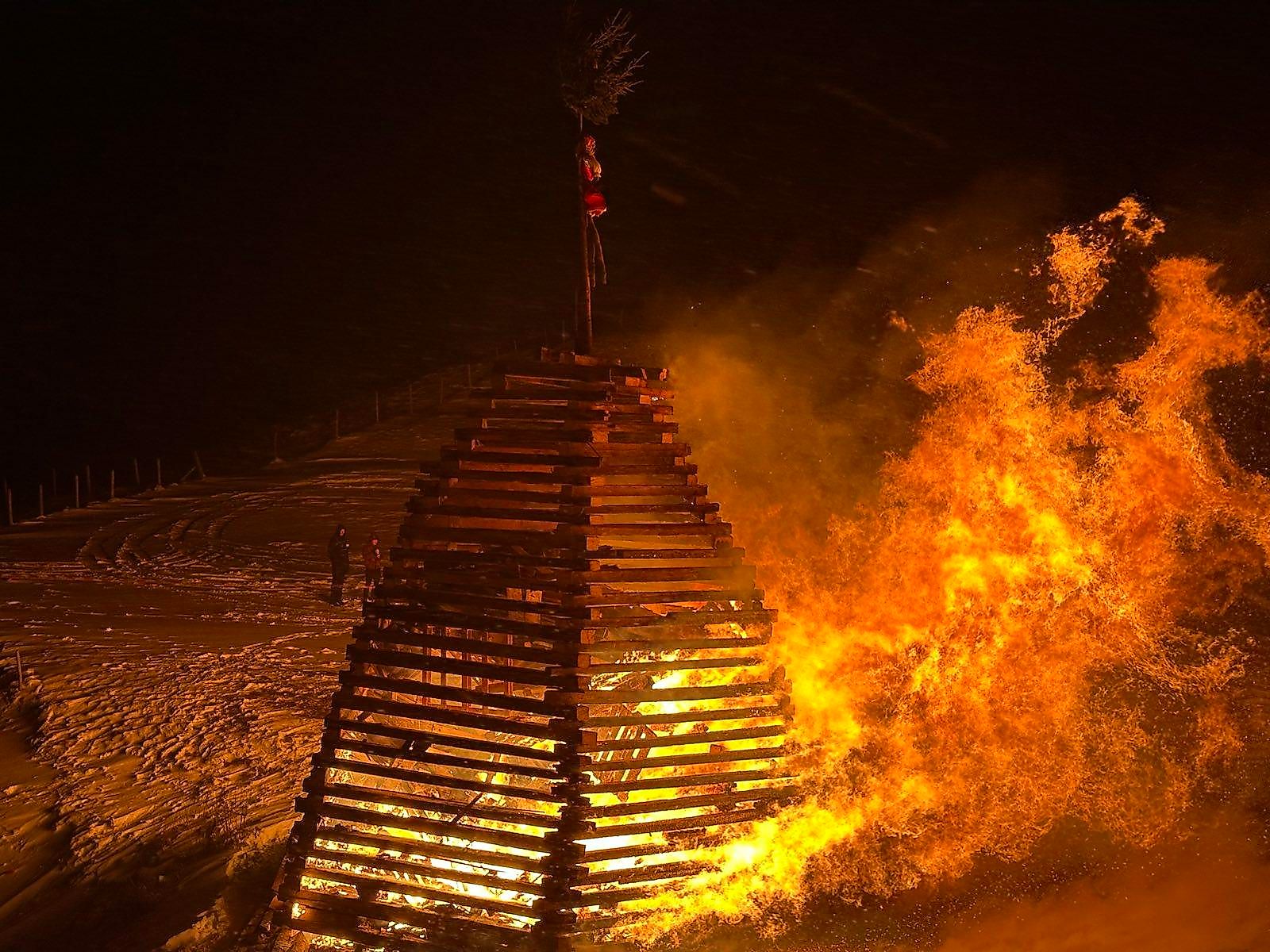 Funkenfeuer in Blaichach
