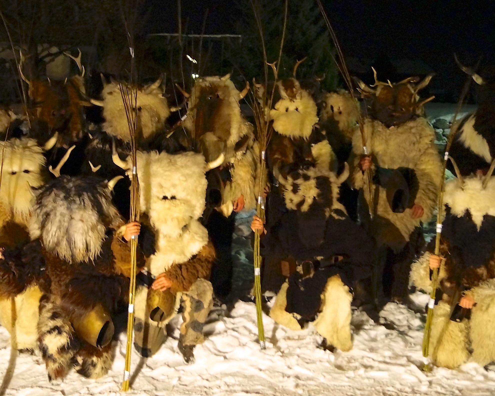 Klausentreiben in Hüttenberg bei Ofterschwang