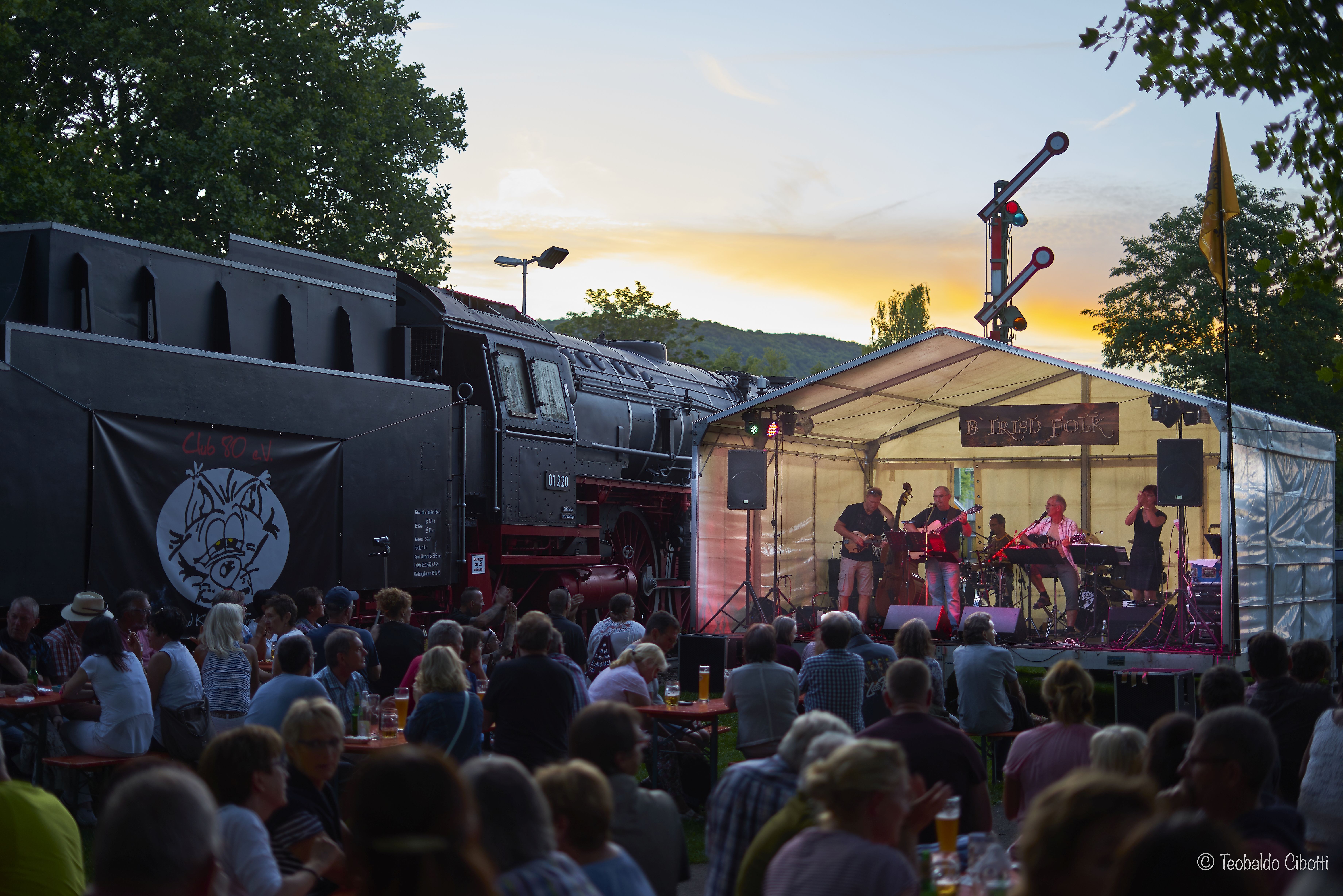 Rock an der Lok