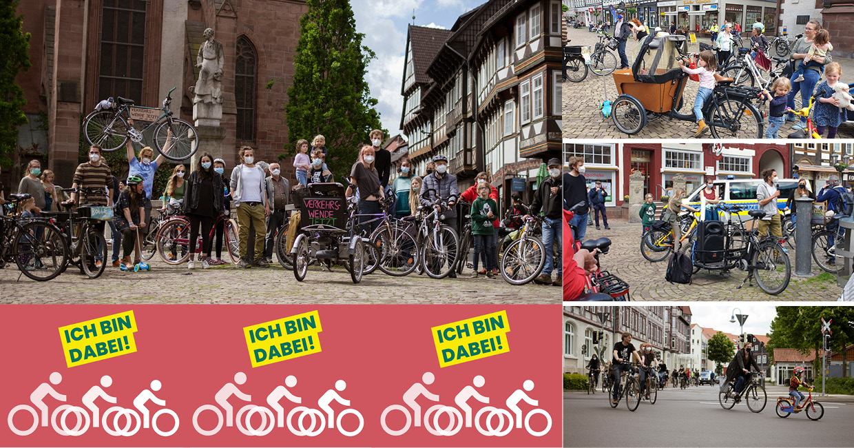 Mehr Platz fürs Rad - Verkehrswende jetzt! Fahrraddemo