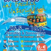 Gemeinsamer kostenloser Badebus