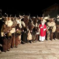 Klausentreiben mit heiligem Nikolaus in Ofterschwang