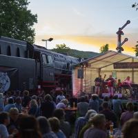 Rock an der Lok